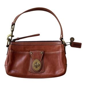 Coach Legacy Anniversary Vachetta Whiskey Leather Turnlock 10326